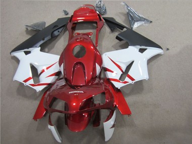 Kit Completo Carenados Moto CBR 600 RR 05-06 - Rojo Blanco