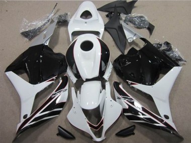 Kit Completo Carenados Moto CBR 600 RR 09-12 - Blanco Negro