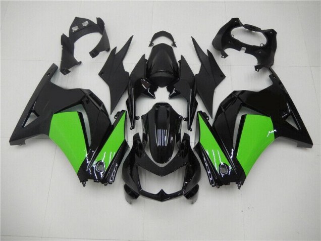 Kit Completo Carenados Moto EX250 08-12 - Negro Verde Kit Completo Carenados Moto EX250 08-12 - Negro Verde