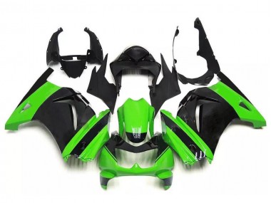 Kit Completo Carenados Moto EX250 08-12 - Verde Negro