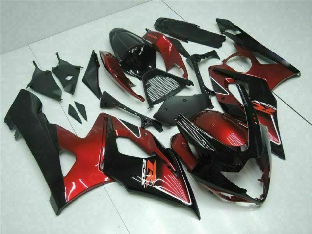 Kit Completo Carenados Moto GSXR 1000 K5 05-06 - Rojo Negro Kit Completo Carenados Moto GSXR 1000 K5 05-06 - Rojo Negro