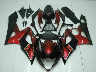 Kit Completo Carenados Moto GSXR 1000 K5 05-06 - Rojo Negro