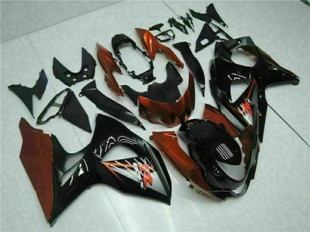 Kit Completo Carenados Moto GSXR 1000 K9 09-16 - Marrón Negro Kit Completo Carenados Moto GSXR 1000 K9 09-16 - Marrón Negro