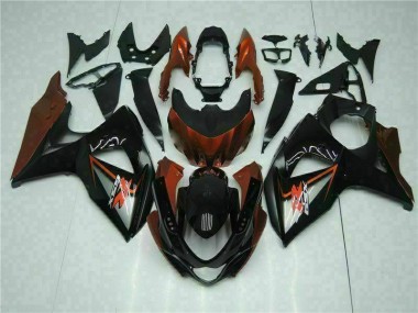 Kit Completo Carenados Moto GSXR 1000 K9 09-16 - Marrón Negro