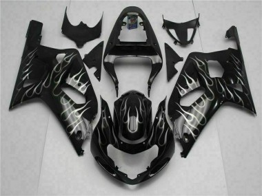 Kit Completo Carenados Moto GSXR 600 / 750 K1 K2 K3 01-03 - Negro