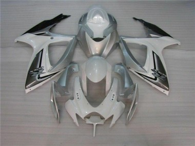 Kit Completo Carenados Moto GSXR 600 / 750 K6 06-07 - Blanco Plata