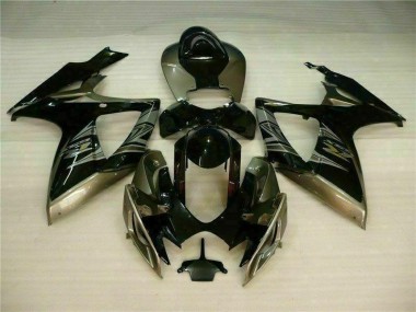 Kit Completo Carenados Moto GSXR 600 / 750 K6 06-07 - Negro Gris