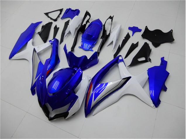 Kit Completo Carenados Moto GSXR 600 / 750 K8 08-10 - Azul Blanco Kit Completo Carenados Moto GSXR 600 / 750 K8 08-10 - Azul Blanco