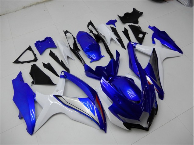 Kit Completo Carenados Moto GSXR 600 / 750 K8 08-10 - Azul Blanco Kit Completo Carenados Moto GSXR 600 / 750 K8 08-10 - Azul Blanco