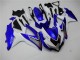 Kit Completo Carenados Moto GSXR 600 / 750 K8 08-10 - Blanco Azul Kit Completo Carenados Moto GSXR 600 / 750 K8 08-10 - Blanco Azul