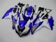 Kit Completo Carenados Moto GSXR 600 / 750 K8 08-10 - Blanco Azul Kit Completo Carenados Moto GSXR 600 / 750 K8 08-10 - Blanco Azul