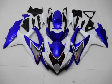 Kit Completo Carenados Moto GSXR 600 / 750 K8 08-10 - Blanco Azul