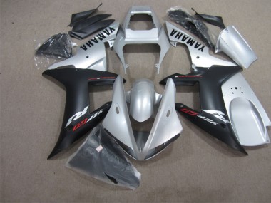Kit Completo Carenados Moto R1 02-03 - Negro Plata