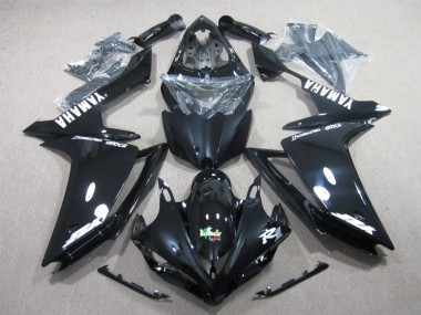 Kit Completo Carenados Moto R1 07-08 - Negro Blanco Calcomanía
