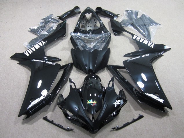 Kit Completo Carenados Moto R1 07-08 - Negro Blanco Calcomanía Kit Completo Carenados Moto R1 07-08 - Negro Blanco Calcomanía
