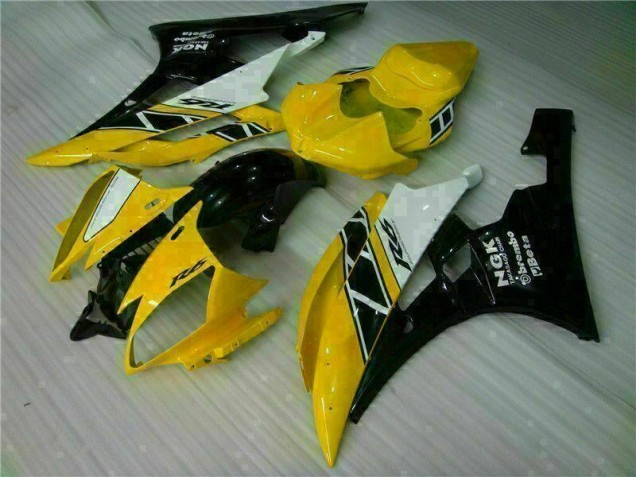 Kit Completo Carenados Moto R6 06-07 - Amarillo Negro Kit Completo Carenados Moto R6 06-07 - Amarillo Negro
