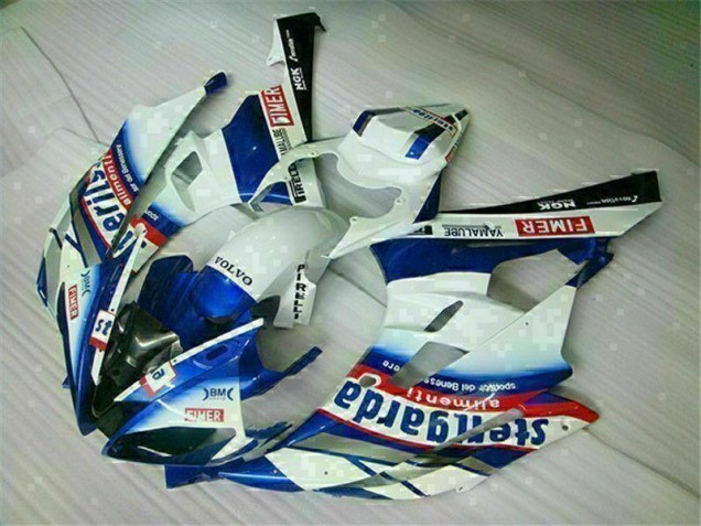 Kit Completo Carenados Moto R6 06-07 - Blanco Azul Kit Completo Carenados Moto R6 06-07 - Blanco Azul