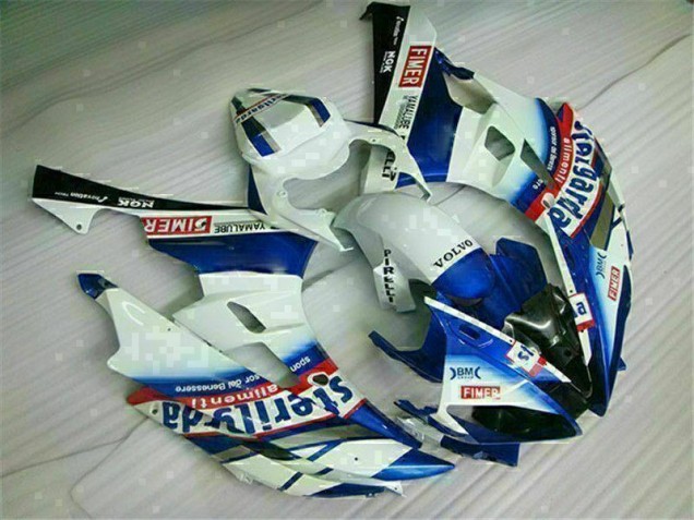 Kit Completo Carenados Moto R6 06-07 - Blanco Azul Kit Completo Carenados Moto R6 06-07 - Blanco Azul