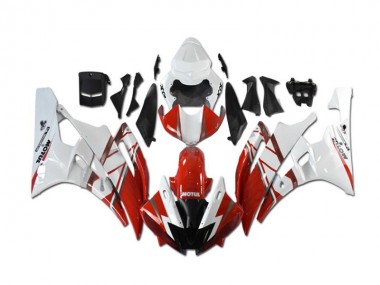 Kit Completo Carenados Moto R6 06-07 - Rojo Blanco