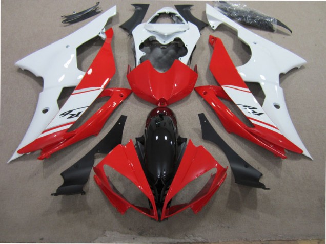Kit Completo Carenados Moto R6 08-16 - Rojo Blanco Negro Kit Completo Carenados Moto R6 08-16 - Rojo Blanco Negro