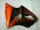 Kit Completo Carenados Moto ZX6R 00-02 - Negro Rojo Llama