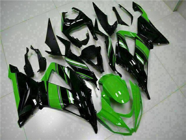 Kit Completo Carenados Moto ZX6R 13-18 - Negro Verde Kit Completo Carenados Moto ZX6R 13-18 - Negro Verde