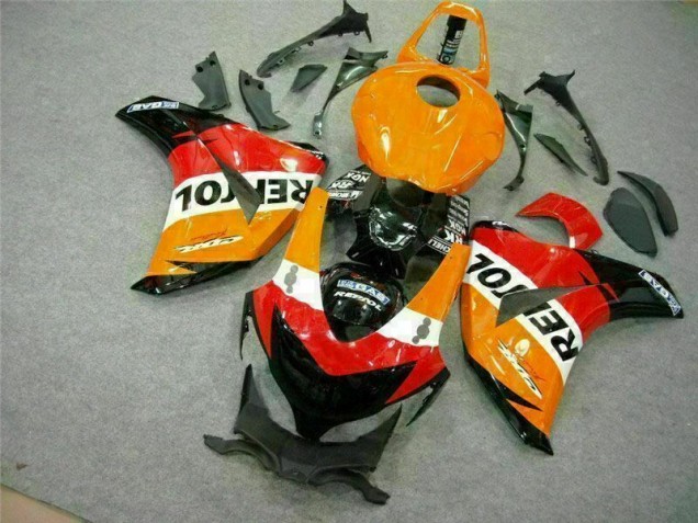 Kits ABS Carenados Motocicleta CBR 1000 RR 08-11 - Naranja Repsol Kits ABS Carenados Motocicleta CBR 1000 RR 08-11 - Naranja Repsol