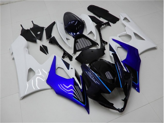 Kits ABS Carenados Motocicleta GSXR 1000 K5 05-06 - Azul Blanco Kits ABS Carenados Motocicleta GSXR 1000 K5 05-06 - Azul Blanco