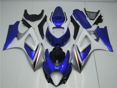 Kits ABS Carenados Motocicleta GSXR 1000 K7 07-08 - Azul Blanco