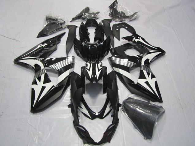Kits ABS Carenados Motocicleta GSXR 1000 K9 09-16 - Negro Blanco Kits ABS Carenados Motocicleta GSXR 1000 K9 09-16 - Negro Blanco