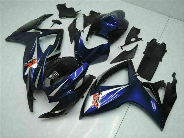 Kits ABS Carenados Motocicleta GSXR 600 / 750 K6 06-07 - Azul Negro Kits ABS Carenados Motocicleta GSXR 600 / 750 K6 06-07 - Azul Negro