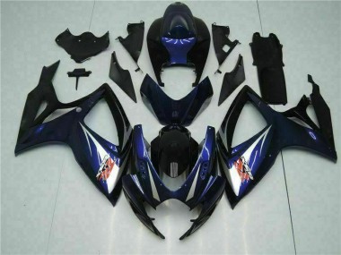 Kits ABS Carenados Motocicleta GSXR 600 / 750 K6 06-07 - Azul Negro