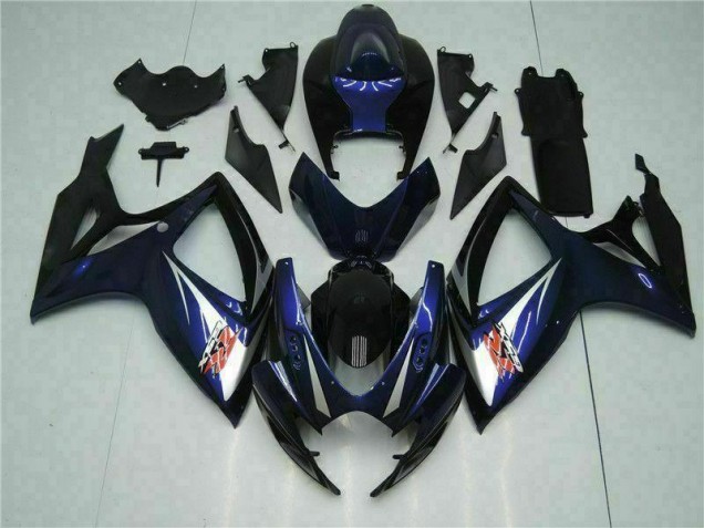 Kits ABS Carenados Motocicleta GSXR 600 / 750 K6 06-07 - Azul Negro Kits ABS Carenados Motocicleta GSXR 600 / 750 K6 06-07 - Azul Negro