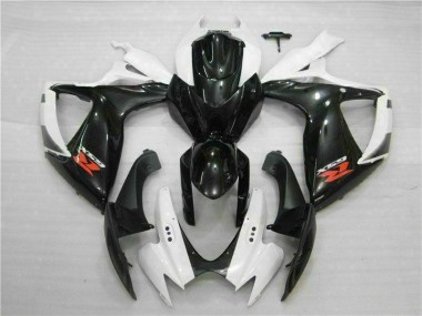 Kits ABS Carenados Motocicleta GSXR 600 / 750 K6 06-07 - Blanco Negro
