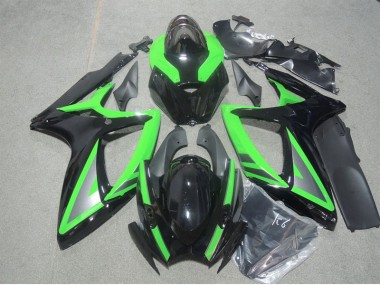 Kits ABS Carenados Motocicleta GSXR 600 K6 06-07 - Negro Verde