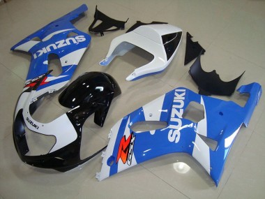 Kits ABS Carenados Motocicleta GSXR 750 K1 K2 K3 01-03 - Azul Blanco