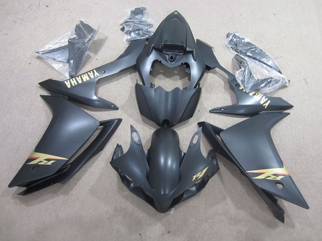 Kits ABS Carenados Motocicleta R1 07-08 - Negro Oro Calcomanías Kits ABS Carenados Motocicleta R1 07-08 - Negro Oro Calcomanías