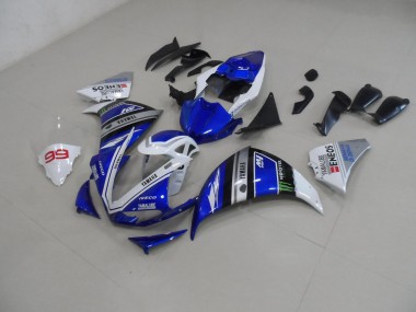 Kits ABS Carenados Motocicleta R1 12-14 - Azul Blanco
