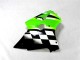 Kits ABS Carenados Motocicleta ZX6R 00-02 - Verde Negro Blanco Kits ABS Carenados Motocicleta ZX6R 00-02 - Verde Negro Blanco