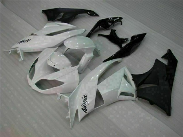 Kits ABS Carenados Motocicleta ZX6R 09-12 - Blanco Negro Kits ABS Carenados Motocicleta ZX6R 09-12 - Blanco Negro