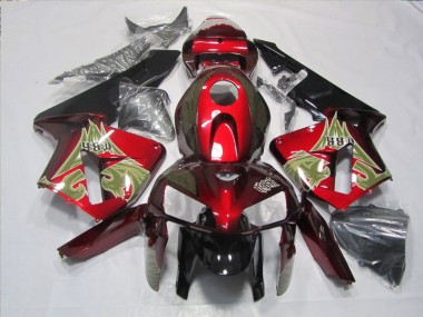 Kits Carenados Moto CBR 600 RR 05-06 - Negro Rojo