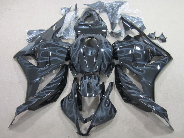 Kits Carenados Moto CBR 600 RR 09-12 - Negro Plata Llama Kits Carenados Moto CBR 600 RR 09-12 - Negro Plata Llama