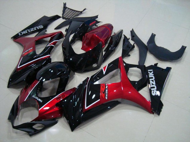 Kits Carenados Moto GSXR 1000 K7 07-08 - Rojo Negro