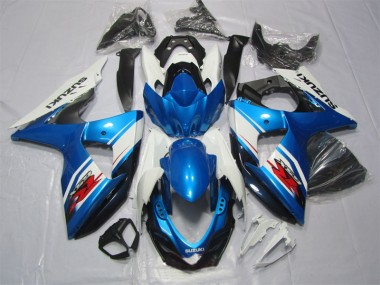 Kits Carenados Moto GSXR 1000 K9 09-16 - Azul Blanco