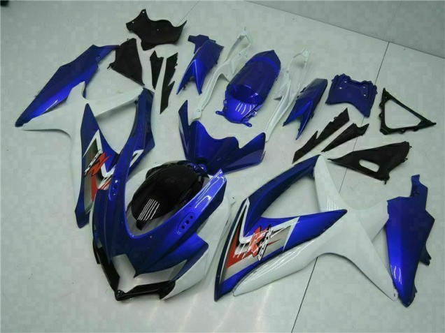 Kits Carenados Moto GSXR 600 / 750 K8 08-10 - Azul Blanco