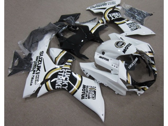 Kits Carenados Moto GSXR 600 K11 11-21 - Blanco Lucky Strike Negro Motul Kits Carenados Moto GSXR 600 K11 11-21 - Blanco Lucky Strike Negro Motul