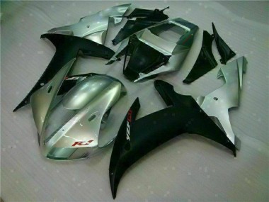 Kits Carenados Moto R1 02-03 - Plata Negro