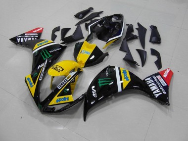 Kits Carenados Moto R1 09-11 - Amarillo Negro Monster