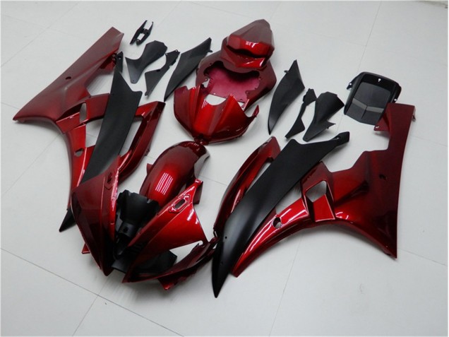 Kits Carenados Moto R6 06-07 - Rojo Negro Kits Carenados Moto R6 06-07 - Rojo Negro