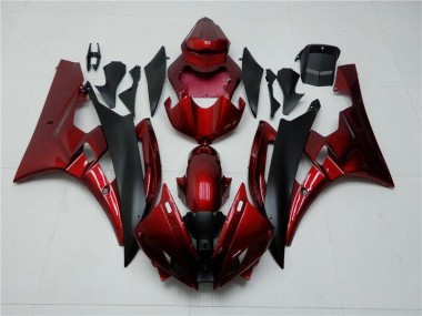 Kits Carenados Moto R6 06-07 - Rojo Negro